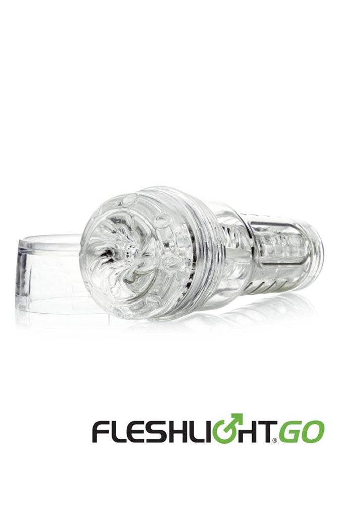 Fleshlight - GO - Torque Ice - Anal Male Masturbator - Clear - Stag Shop