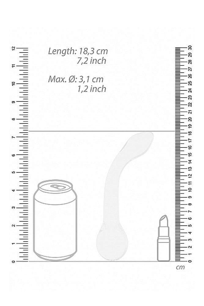 Shots Toys - Chrystalino - G-Rider Glass Dildo - White - Stag Shop