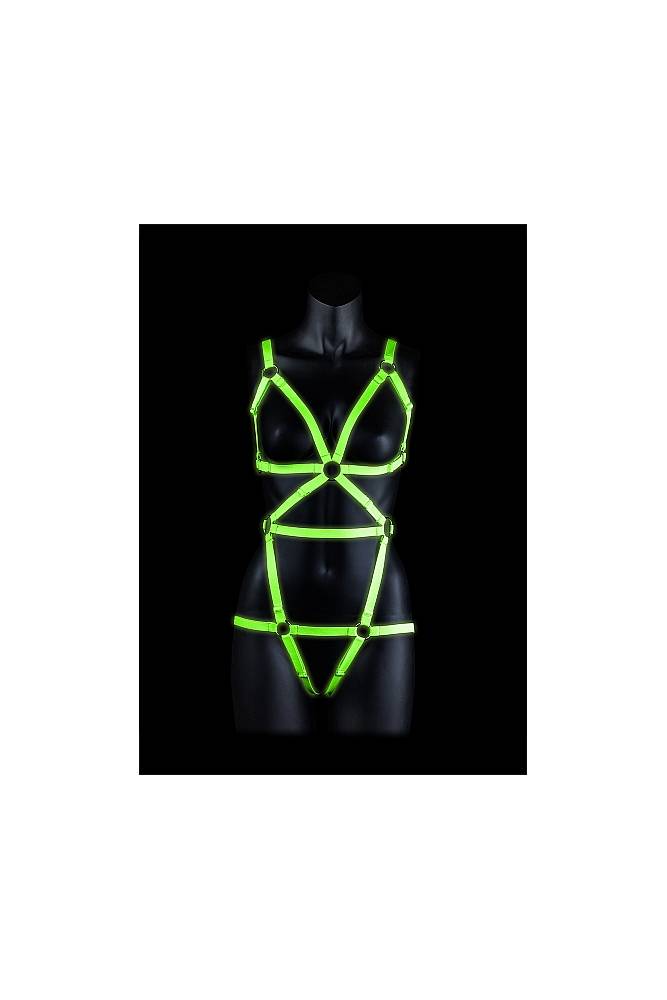 Ouch by Shots Toys - Full Body Harness - Glow in the Dark - Stag Shop