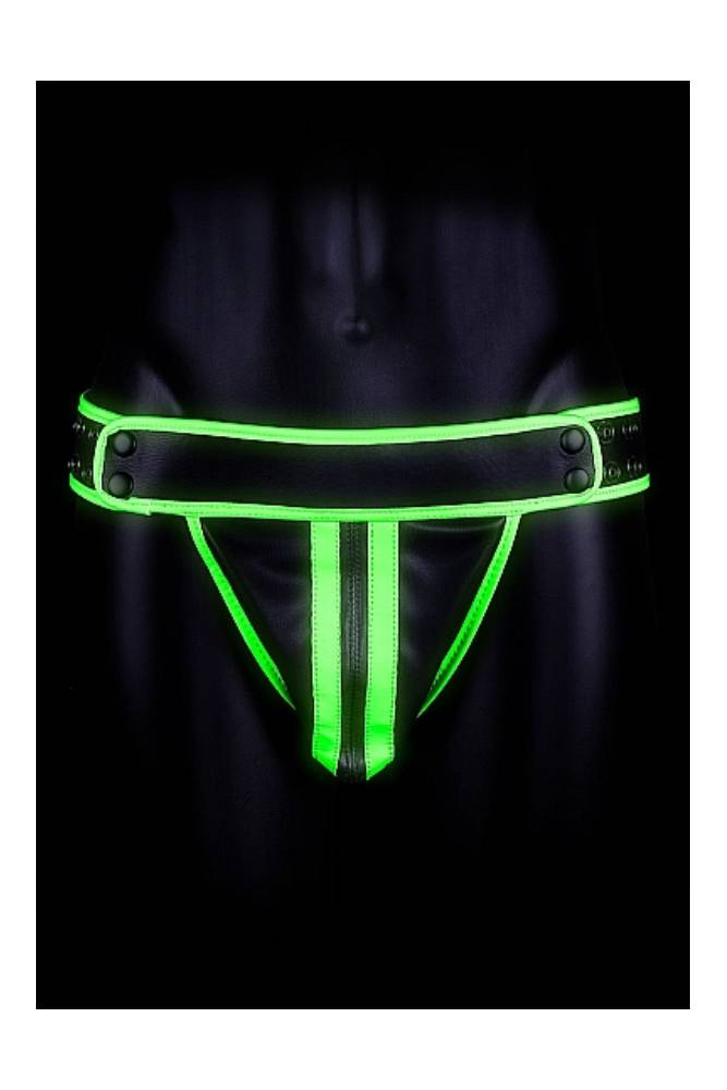Ouch by Shots - Striped Jock Strap Style #2 - Glow in the Dark - Stag Shop