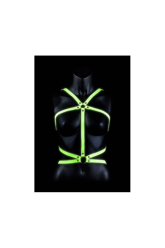 Ouch by Shots Toys - Body Harness - Glow in the Dark - Stag Shop