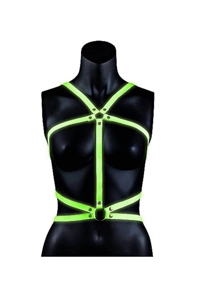 Ouch by Shots Toys - Body Harness - Glow in the Dark - Stag Shop