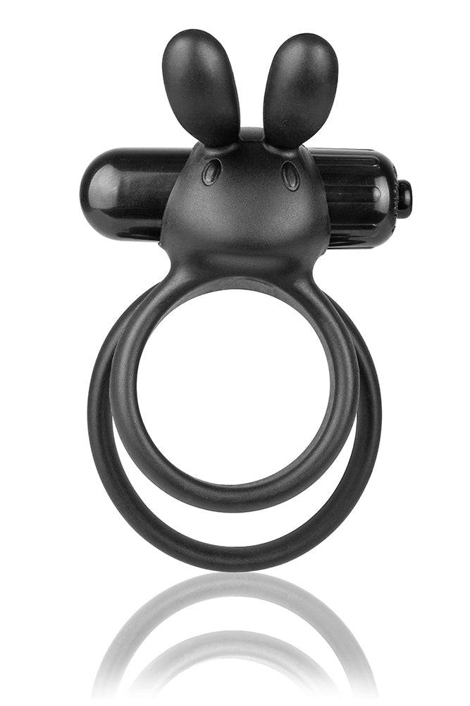 Screaming O - O Hare XL Vibrating Double Cock Ring - Black - Stag Shop
