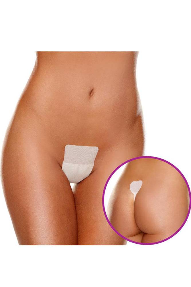 Hollywood Curves - HC018 - No Strings Attached Adhesive G-String - Nude - OS - Stag Shop