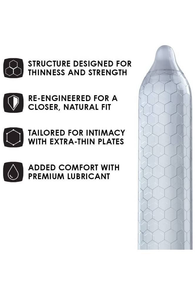 Lelo - Hex Respect LX Condoms - Single - Stag Shop