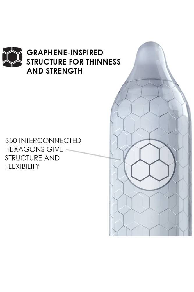 Lelo - Hex Respect LX Condoms - Single - Stag Shop