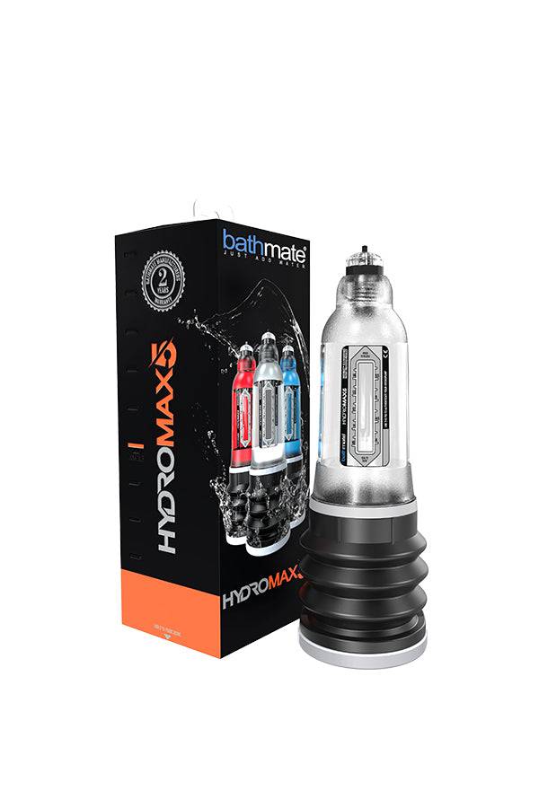 Bathmate - HydroMax5 Penis Pump - Clear - Stag Shop