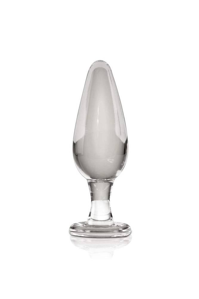 Pipedream - Icicles - No. 26 - Tapered Glass Butt Plug - Clear - Stag Shop