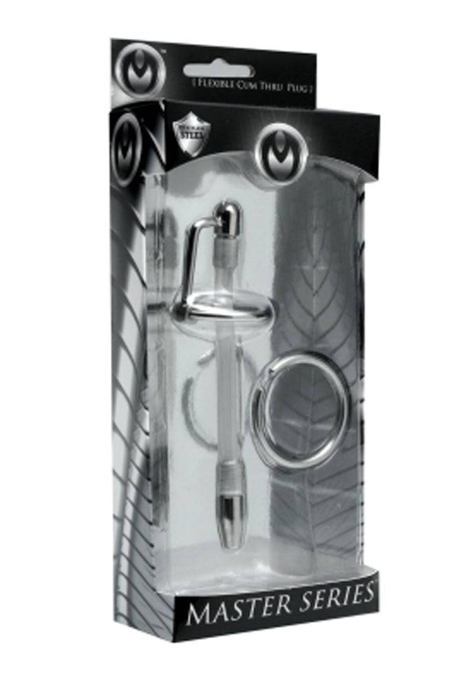 XR Brands - Master Series - Inertia Flexible Cum Thru Penis Plug - Stag Shop