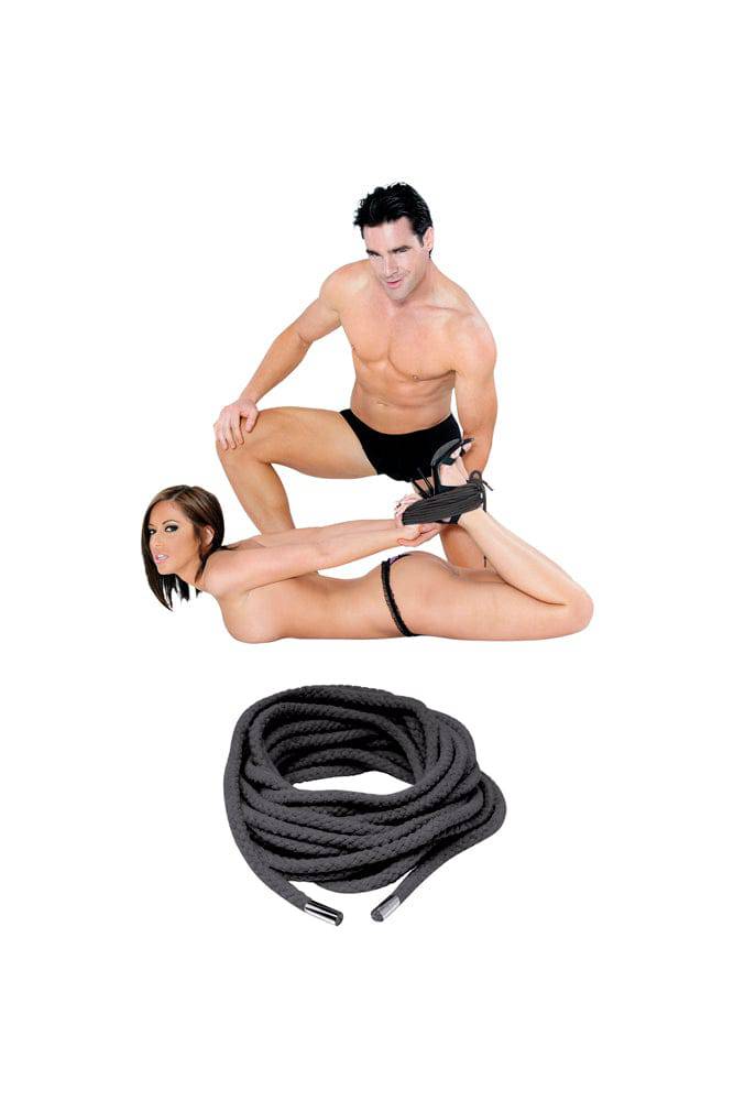 Pipedream - Fetish Fantasy - Japanese Silk Rope - Black - Stag Shop