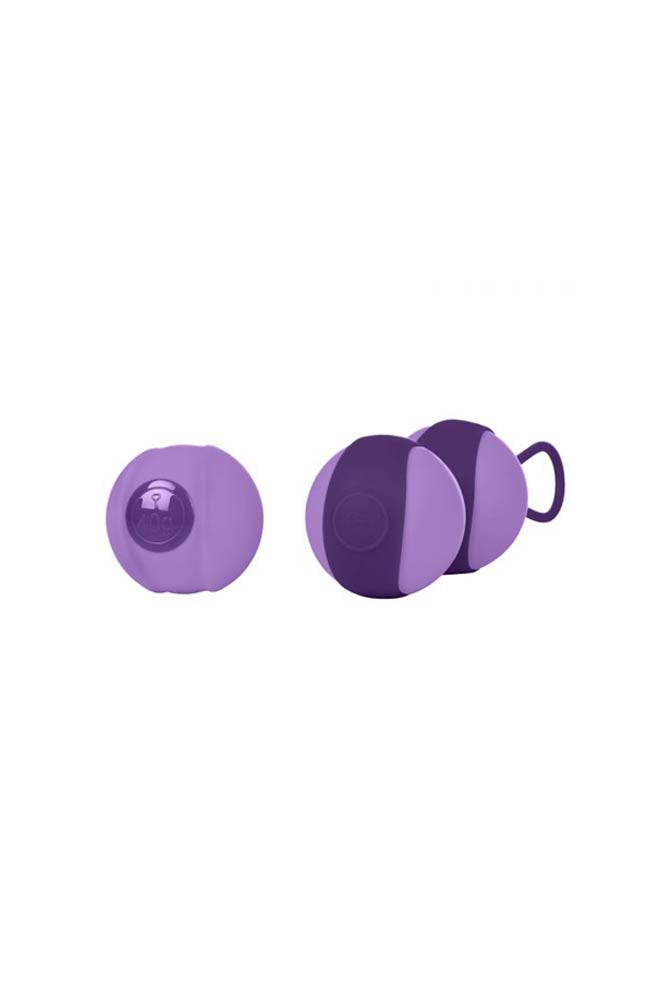 Jopen - Key - Stella II Double Kegel Ball Set - Purple - Stag Shop