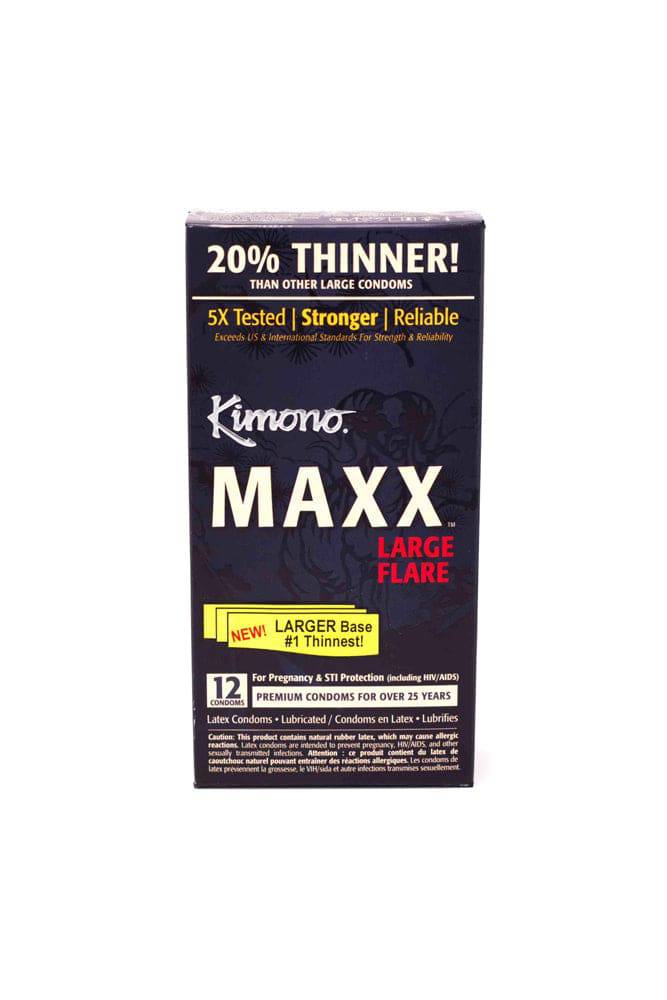 Kimono - Maxx Large Flare Condom - 12 pack - Stag Shop