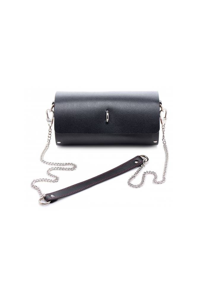 XR Brands - Master Series - Kinky Clutch Bondage Set with Carrying Case - Black - Stag Shop