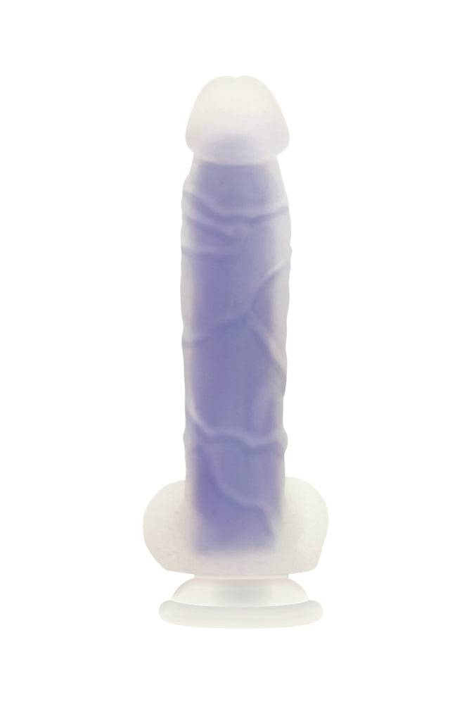 Evolved - Luminous Glow-In-The-Dark Dildo - Purple - Stag Shop