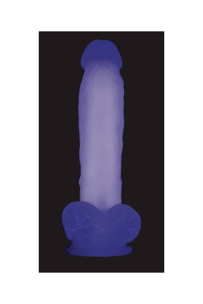 Evolved - Luminous Glow-In-The-Dark Dildo - Purple - Stag Shop