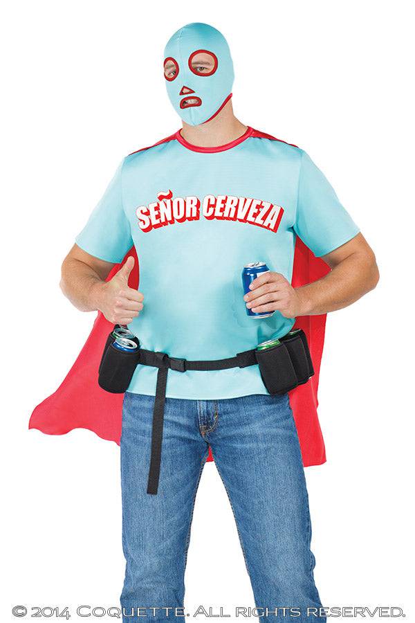 Coquette - M6549 - Senor Cerveza - Blue/ Red - Stag Shop