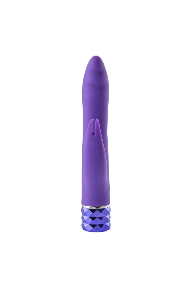 Maia Toys - Hailey Crystal Gems Rabbit Vibrator - Purple - Stag Shop