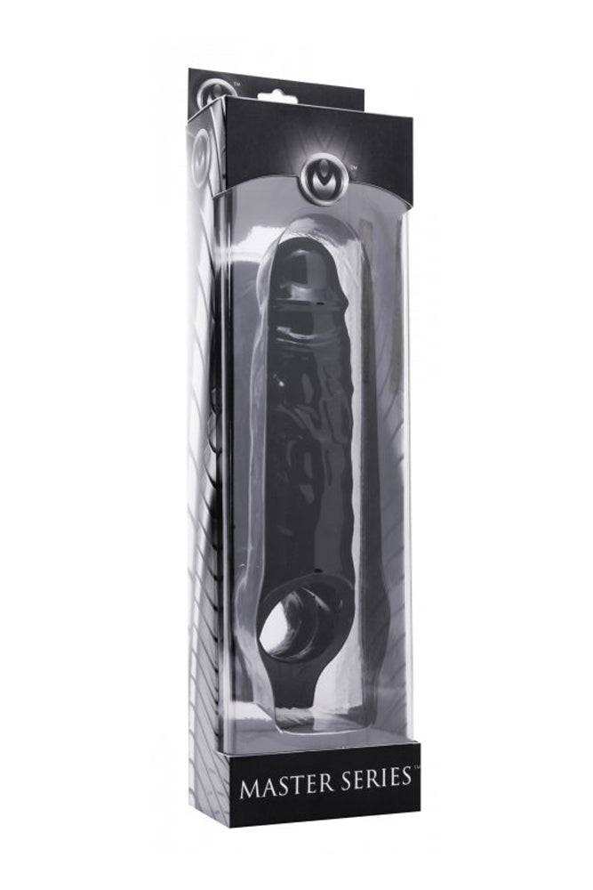 XR Brands - Master Series - Mamba Cock Sheath - Black - Stag Shop