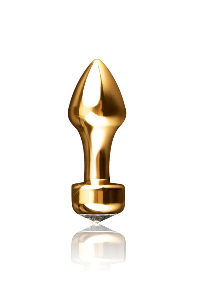 Pipedream - Fetish Fantasy Gold - Mini Luv Butt Plug - Gold - Stag Shop