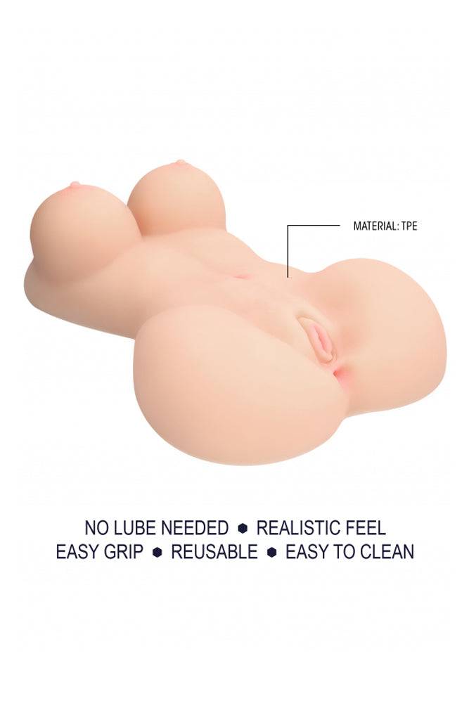 SLT by Shots Toys - Self Lubricating Missionary Life Size Masturbator - Stag Shop