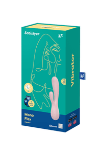Thumbnail for Satisfyer - Mono Flex Dual Bluetooth Vibrator - Pink - Stag Shop