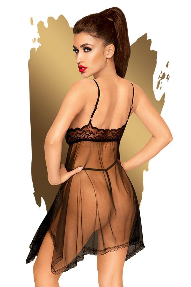 Penthouse Lingerie - Naughty Doll Babydoll - Black - Stag Shop