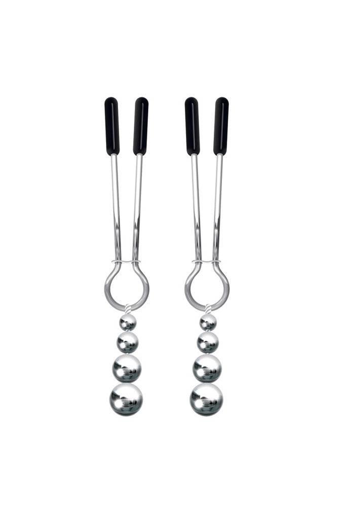 Adam & Eve - Eve's Naughty Nipple Clips - Silver - Stag Shop