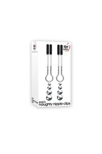 Thumbnail for Adam & Eve - Eve's Naughty Nipple Clips - Silver - Stag Shop