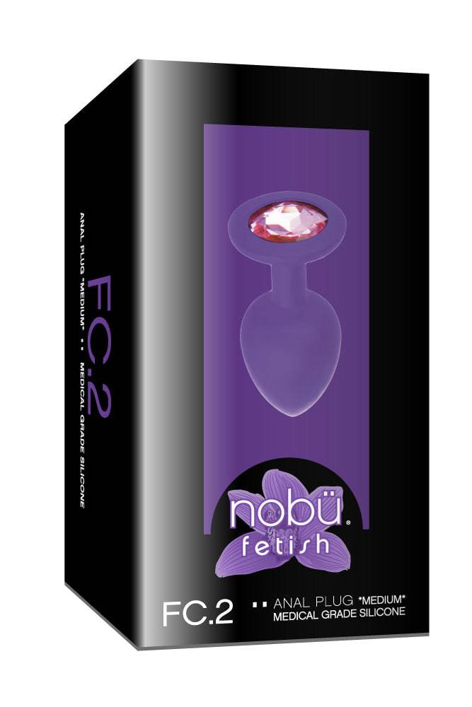 Nobu - FC2 Silicone Plug with Jewel - Medium - Stag Shop