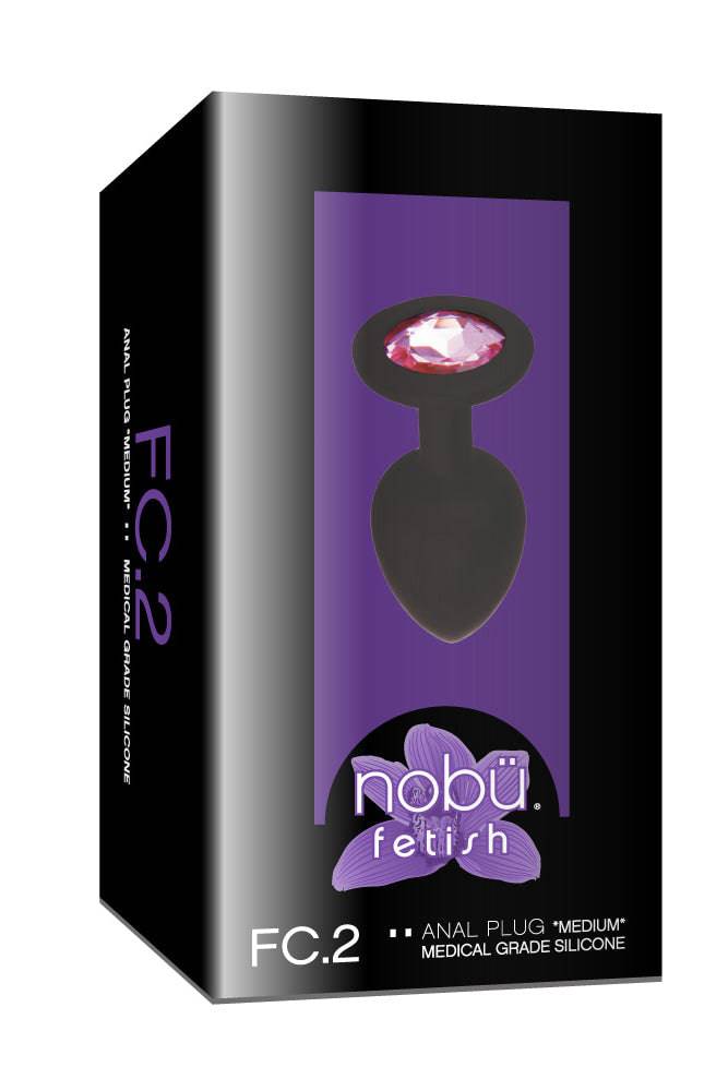 Nobu - FC2 Silicone Plug with Jewel - Medium - Stag Shop
