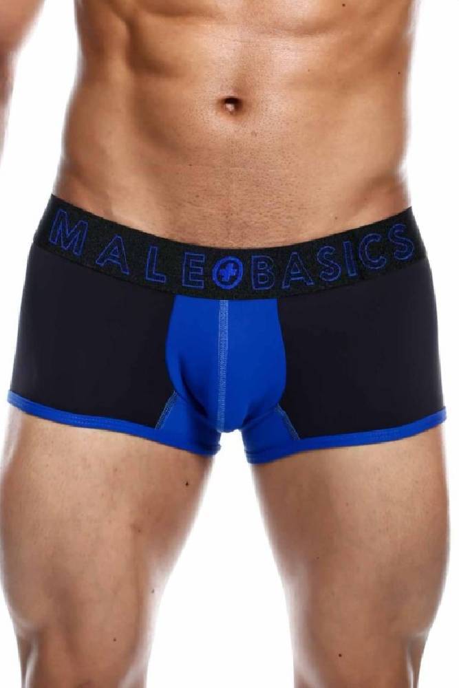 MaleBasics - Neon Trunk - Blue - Stag Shop