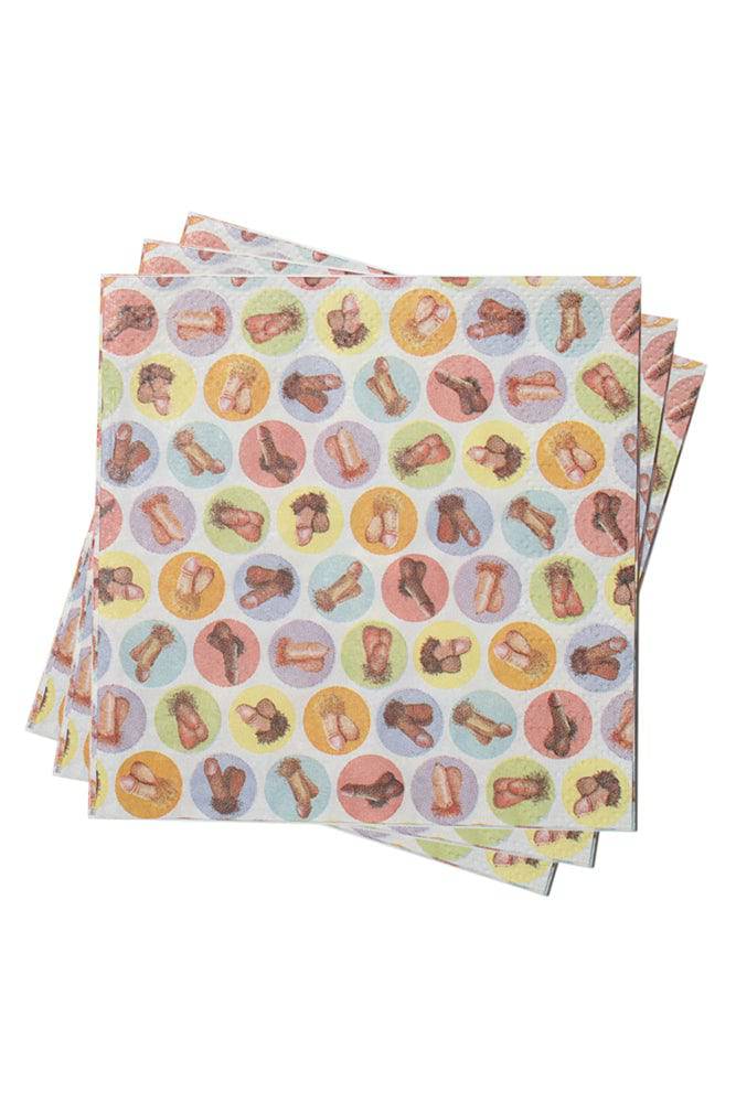 Little Genie - Candyprints - Mini Penis Napkins - 8 pack - Stag Shop