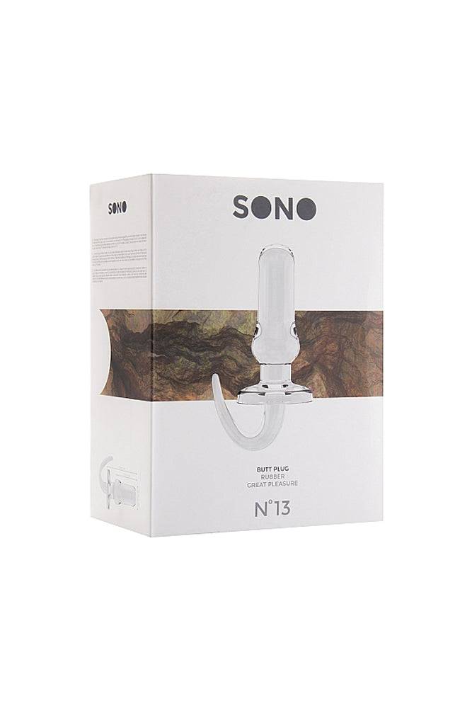 Shots Toys - Sono - No. 13 Butt Plug - Clear - Stag Shop
