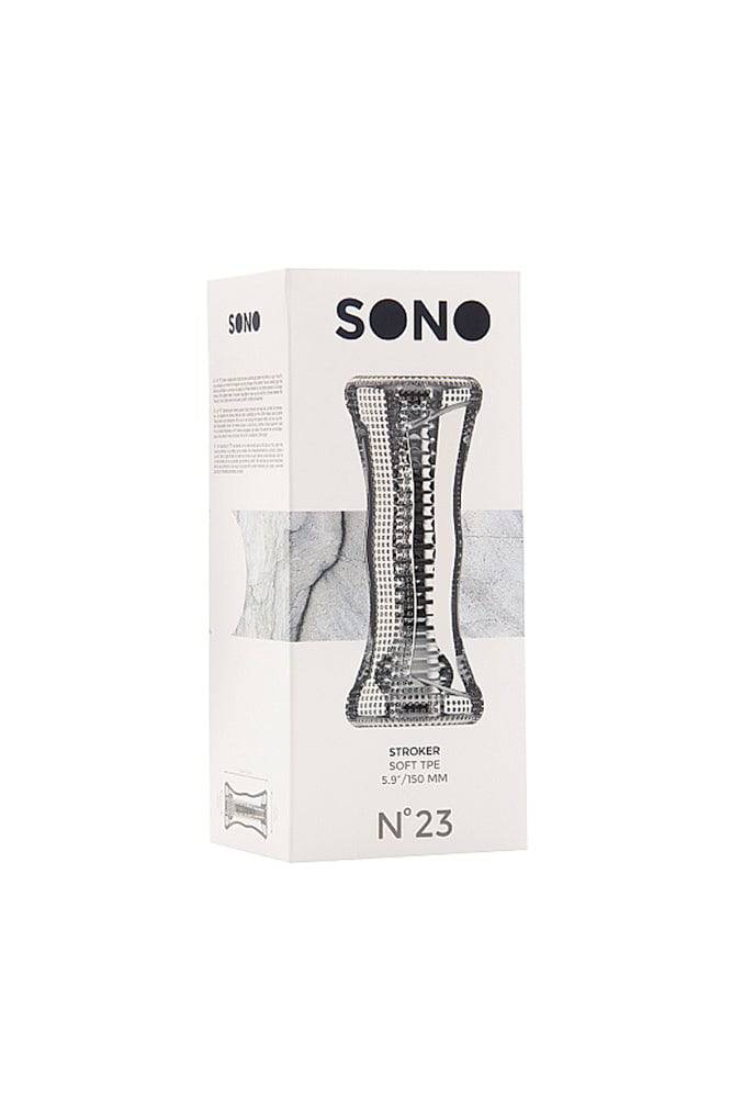 Shots Toys - Sono - No.23 Stroker - Clear - Stag Shop
