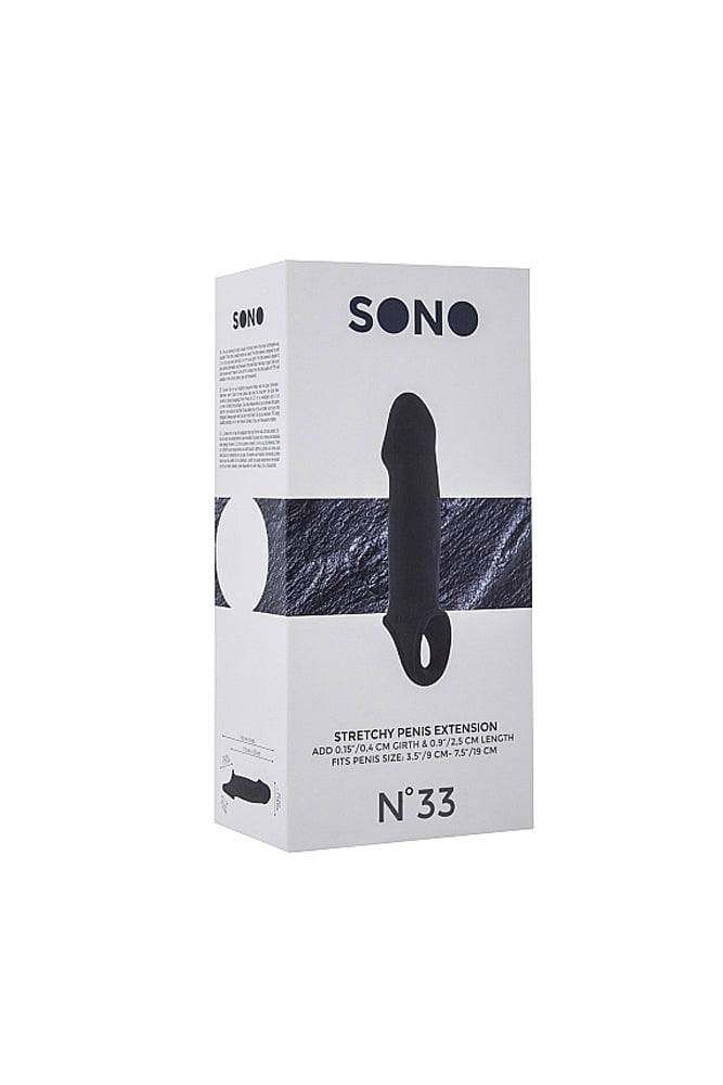Shots Toys - Sono - No.33 Penis Extension - Black - Stag Shop