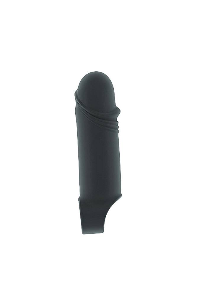 Shots Toys - Sono - No.35 Stretchy Thick Penis Extension - Grey - Stag Shop