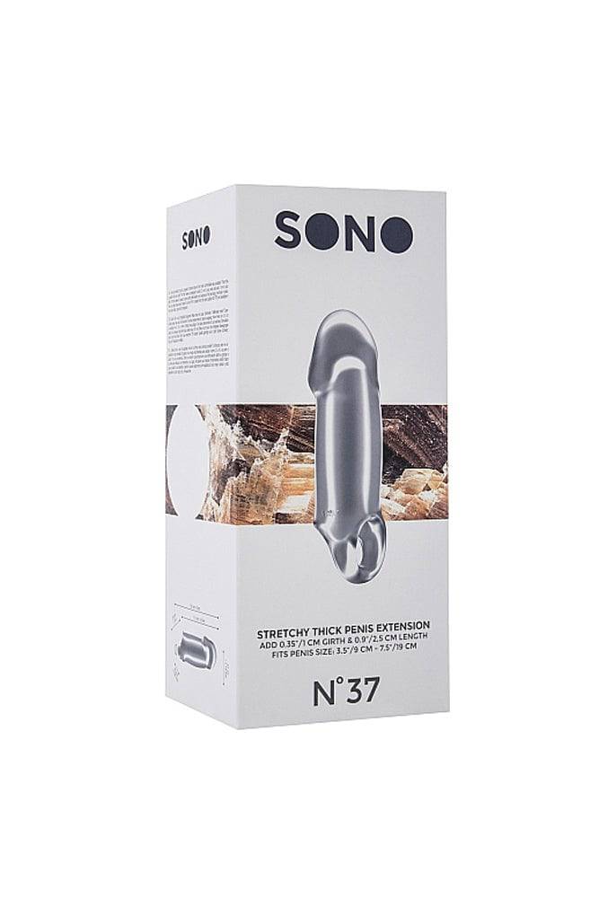 Shots Toys - Sono - No.37 Thick Penis Extension - Clear - Stag Shop