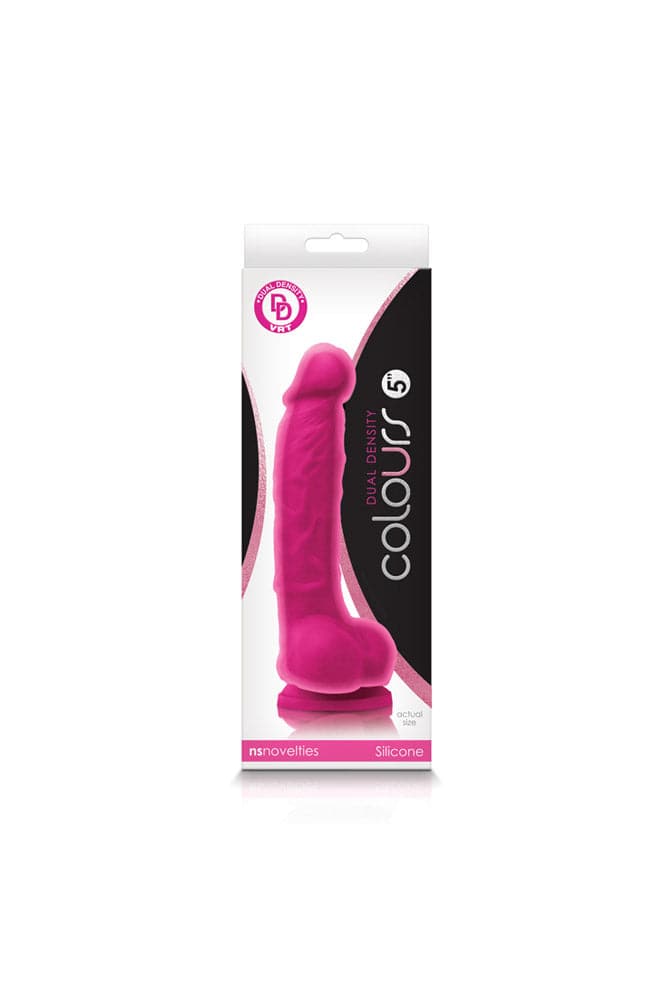 NS Novelties - Colours - Dual Density Dildo - Assorted Colours & Sizes - Stag Shop