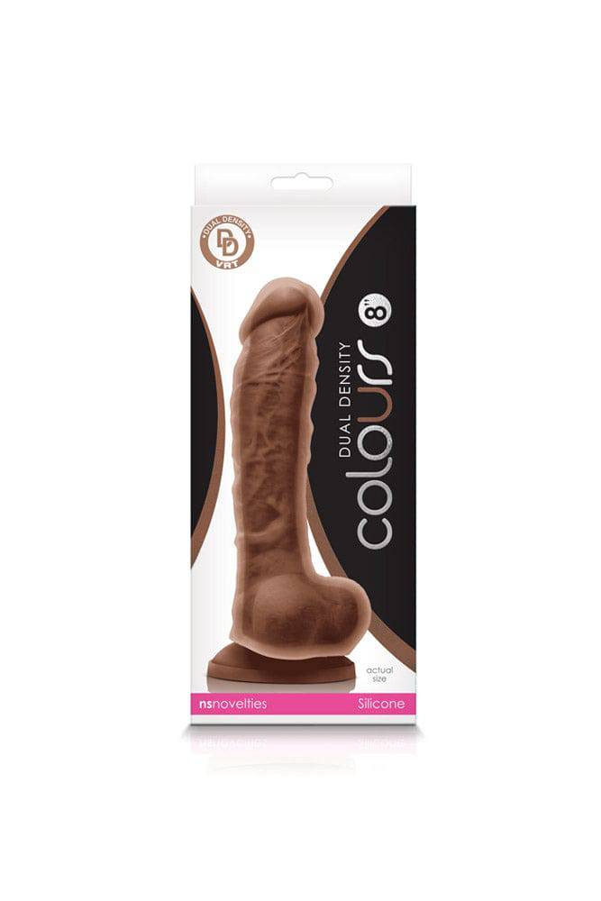 NS Novelties - Colours - Dual Density Dildo - Assorted Colours & Sizes - Stag Shop