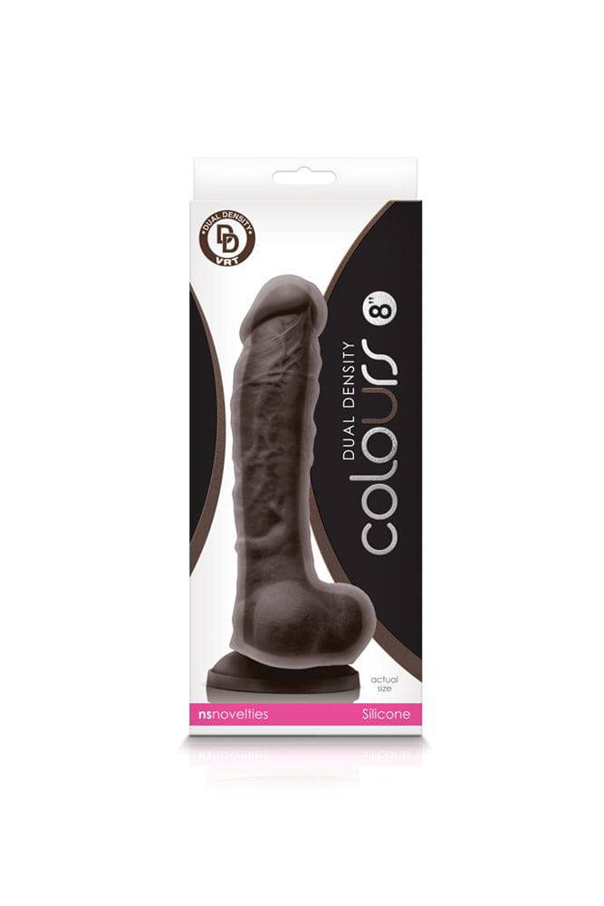NS Novelties - Colours - Dual Density Dildo - Assorted Colours & Sizes - Stag Shop