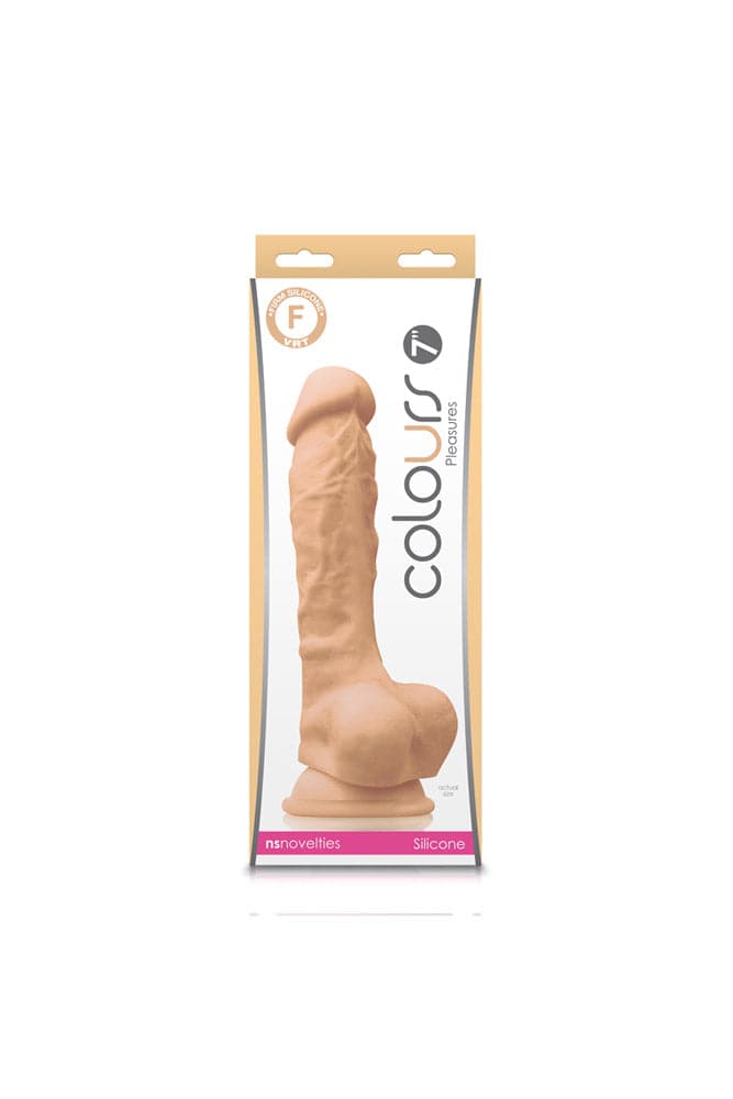 NS Novelties - Colours - 7 Inch Pleasures Dildo - Assorted Colours - Stag Shop