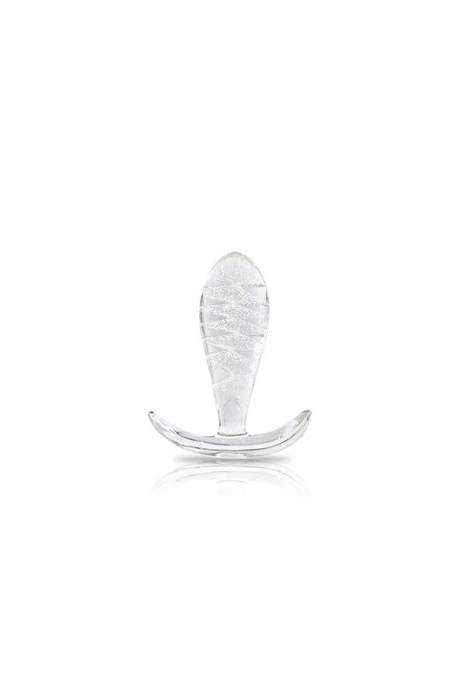 NS Novelties - Firefly - Glass Ace I Butt Plug - Glow-In-The-Dark/Clear - Stag Shop
