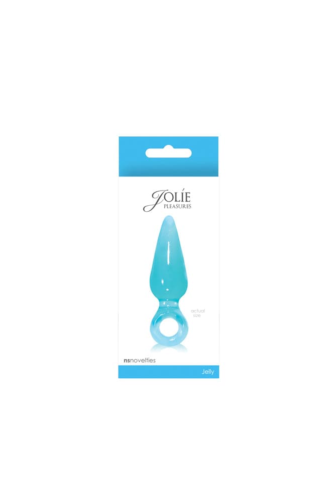 NS Novelties - Jolie - Pleasures Mini Butt Plug - Aqua - Stag Shop