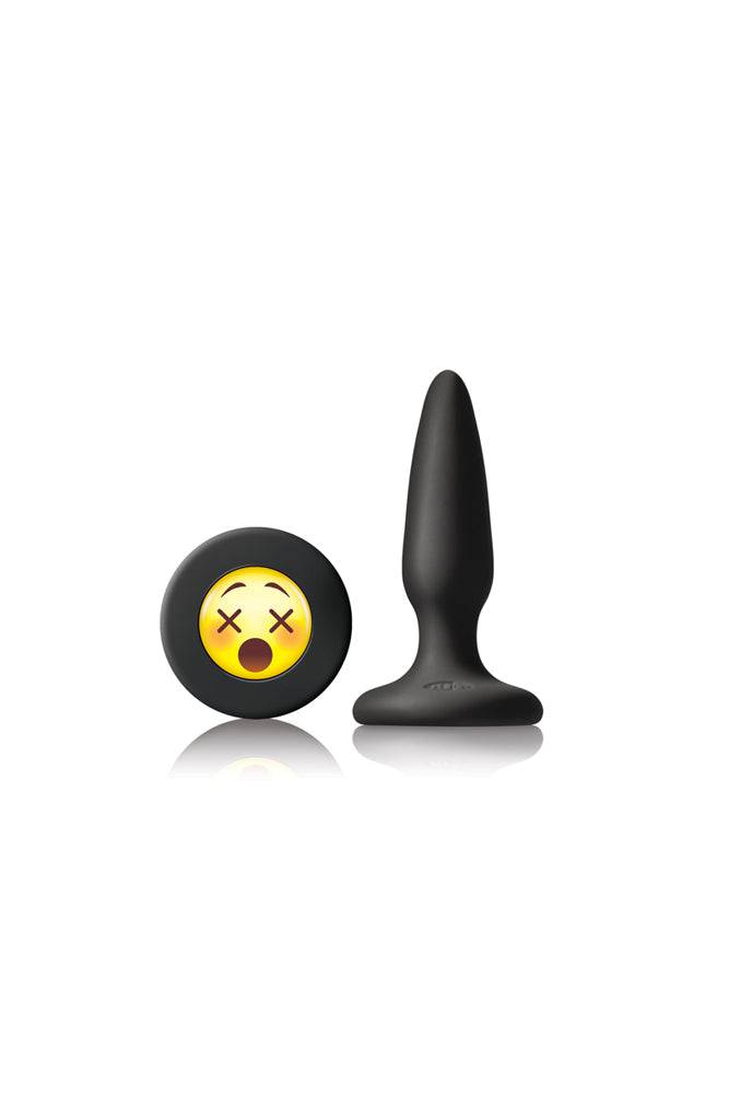 NS Novelties - Moji's - WTF Emoji Butt Plug - Black - Stag Shop