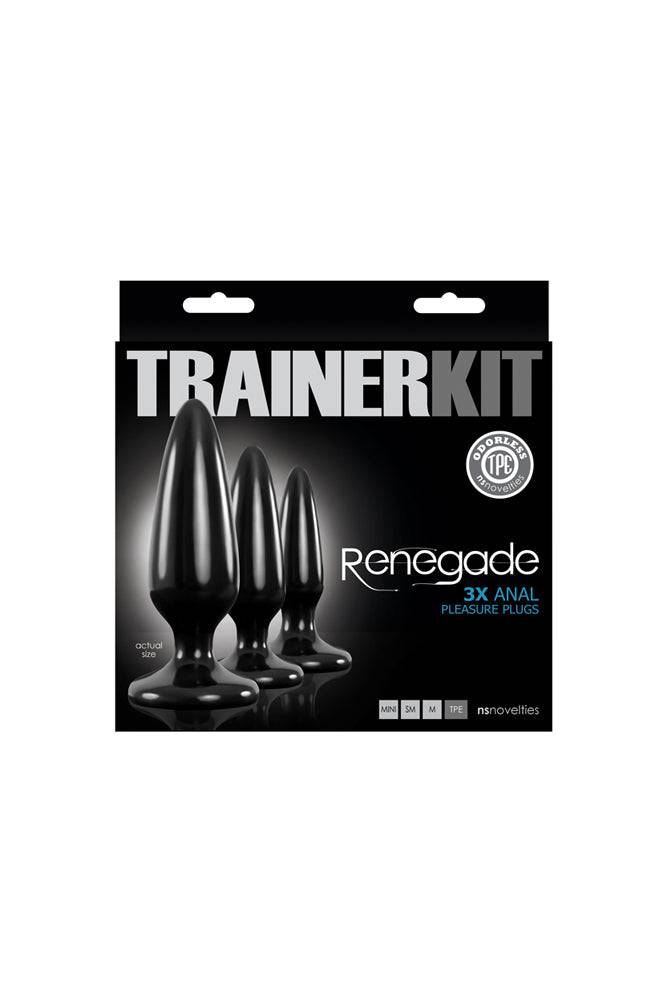 NS Novelties - Renegade - Pleasure Plugs Anal Trainer Kit - Black - Stag Shop