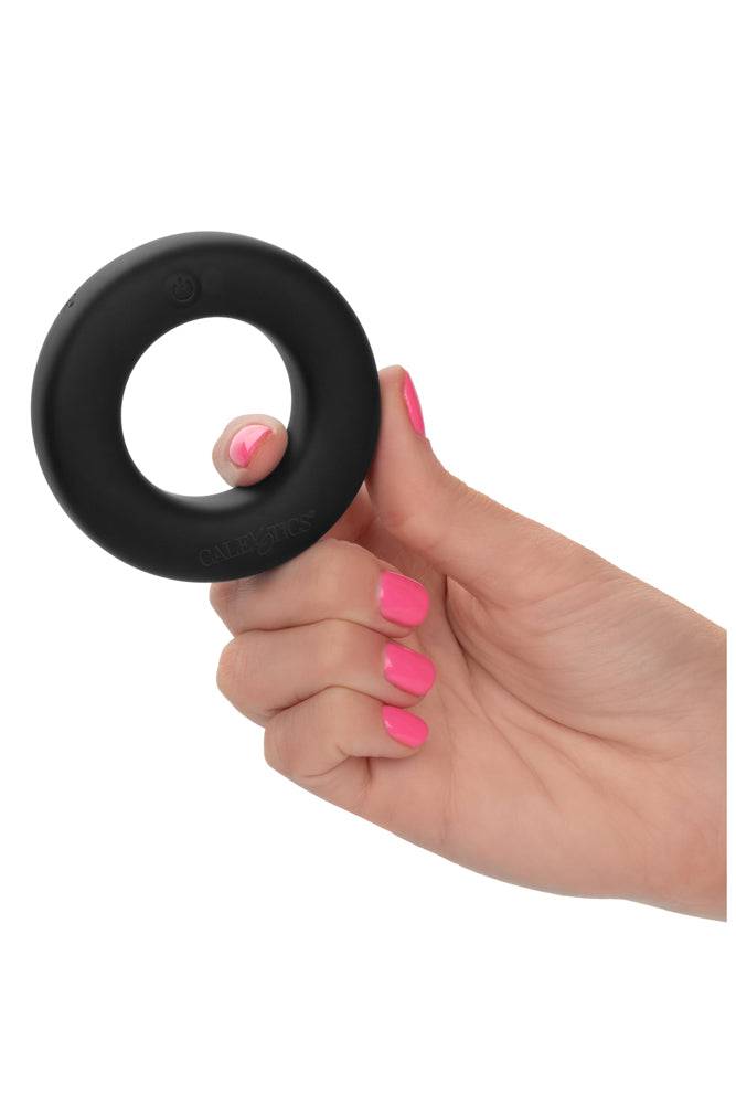 Cal Exotics - Link Up - Optimum Vibrating Cock Ring Set - Black - Stag Shop