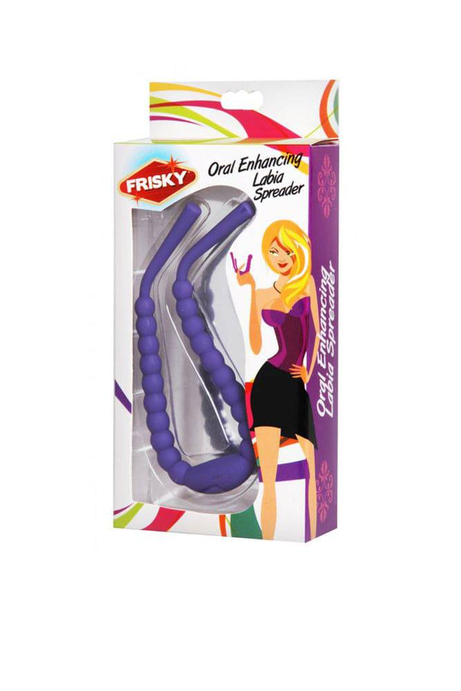 XR Brands - Frisky - Oral Enhancing - Hands Free Labia Spreader - Stag Shop