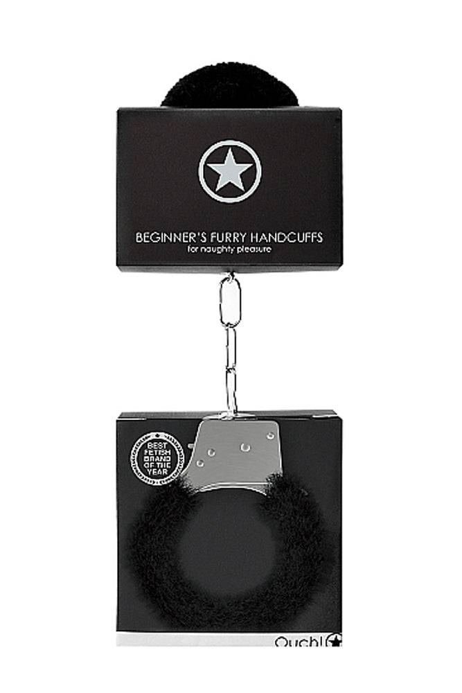Ouch by Shots Toys - Beginner Fur Handcuffs - Assorted Colours - Stag Shop