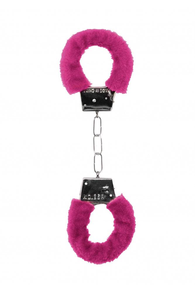 Ouch by Shots Toys - Beginner Fur Handcuffs - Assorted Colours - Stag Shop