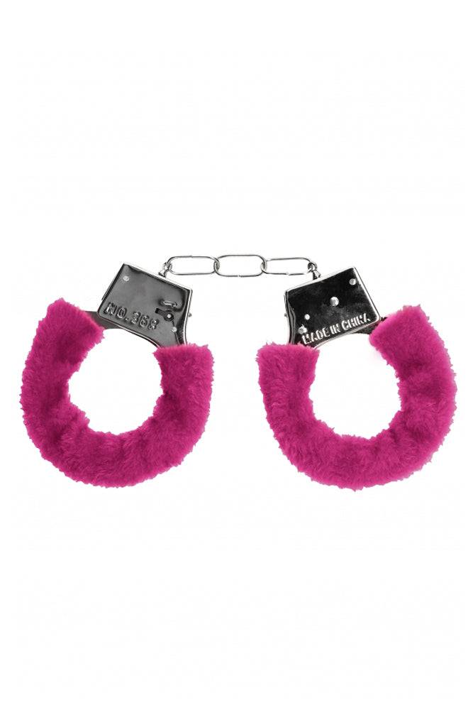Ouch by Shots Toys - Beginner Fur Handcuffs - Assorted Colours - Stag Shop